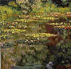 Calla Lilies Paintings - Water-Lilies 27 by Claude Monet